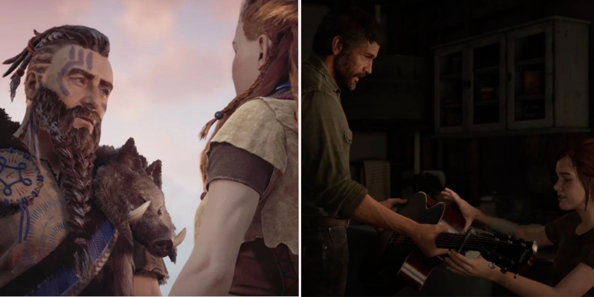 Gaming teachers horizon and tlou side by side