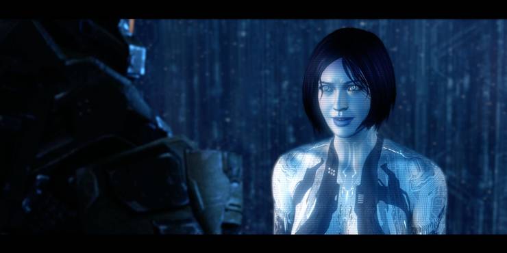 Cortana says her goodbyes to Master Chief in Halo 4