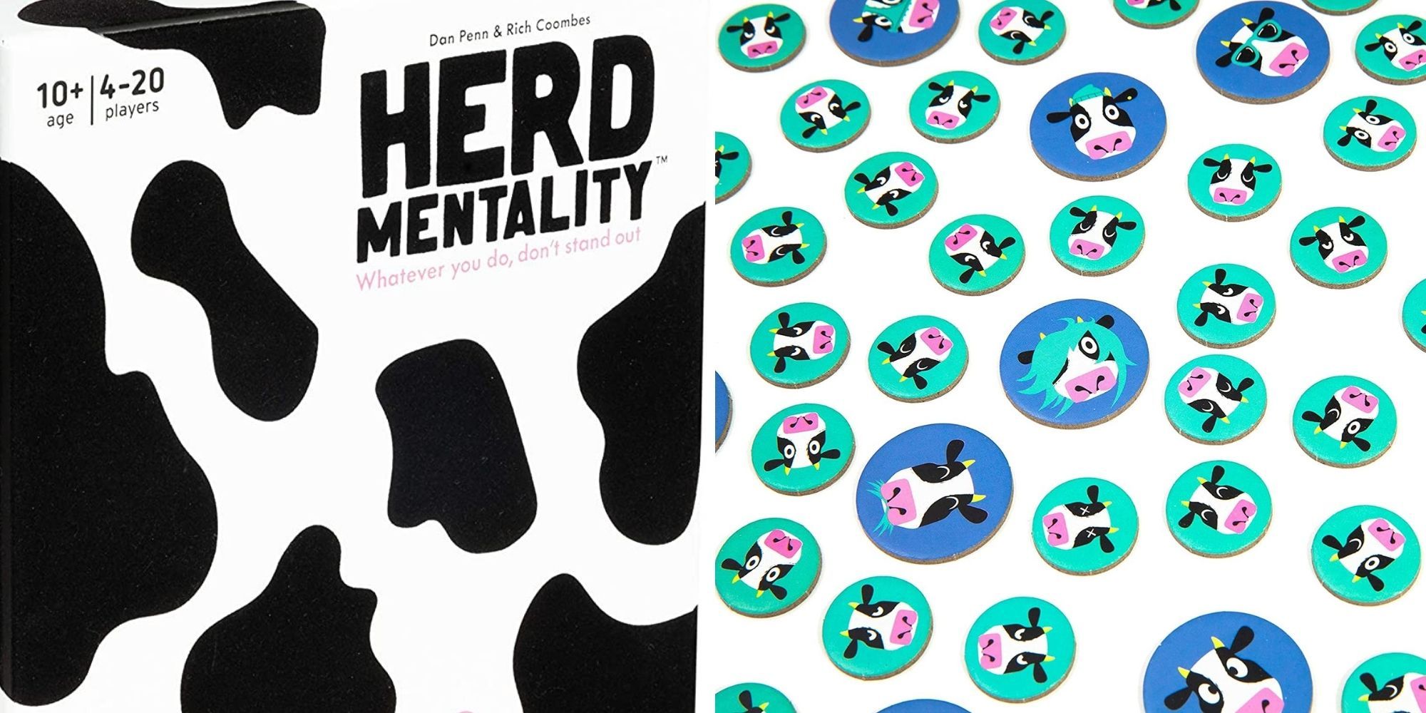 Herd Mentality - Box Art - Cow Tokens