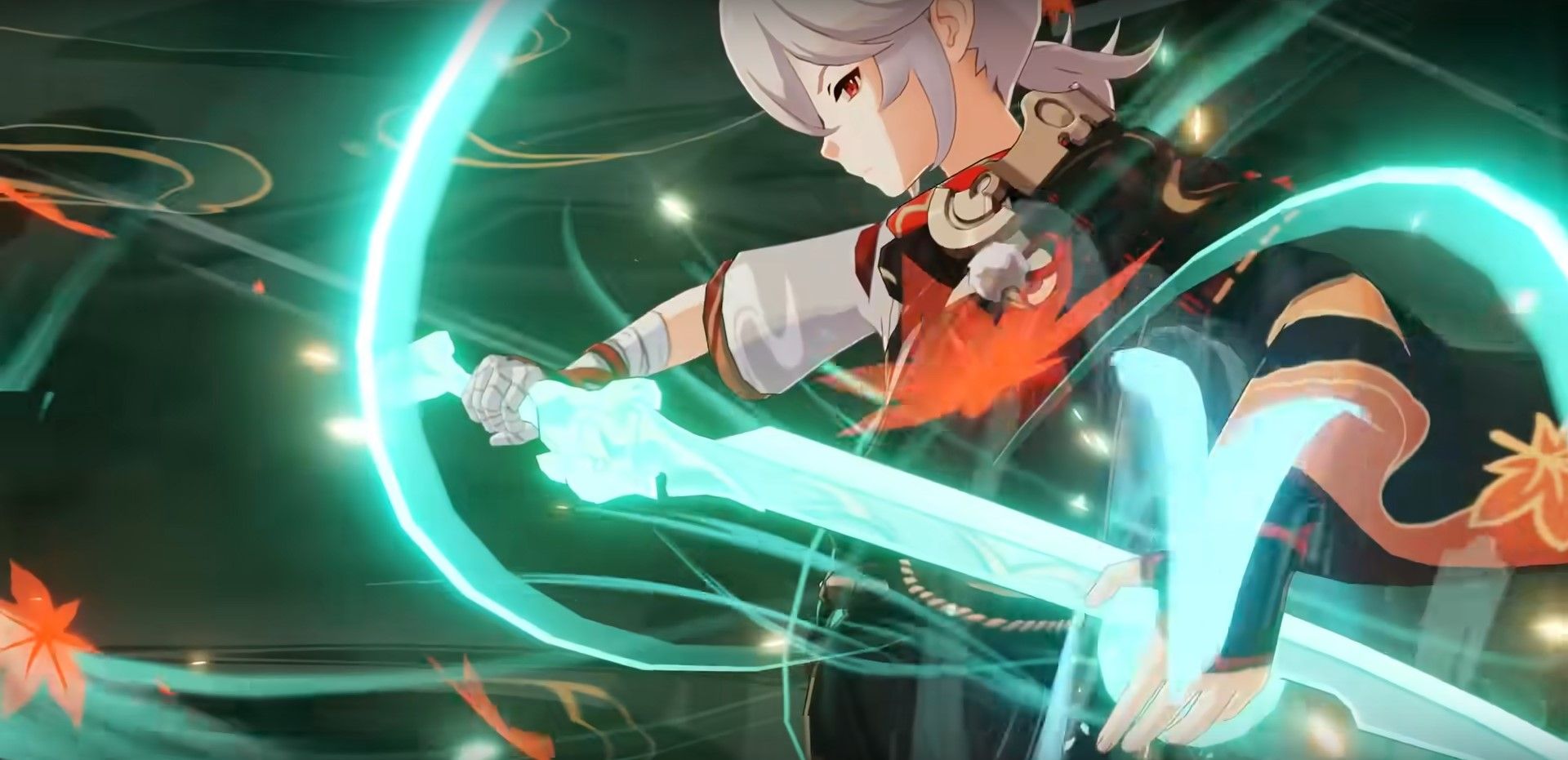 Kazuha Elemental Burst in the Gameplay trailer