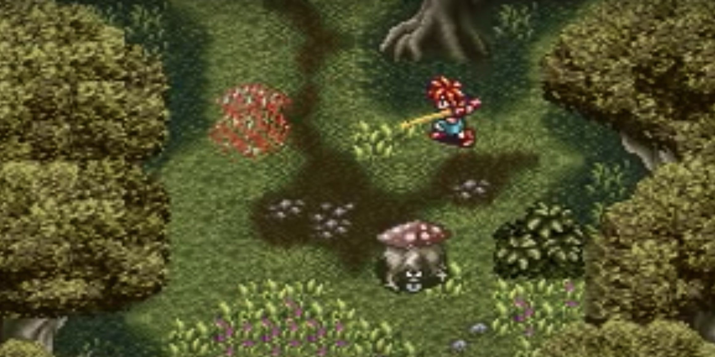 Crono from Chrono Trigger gameplay footage