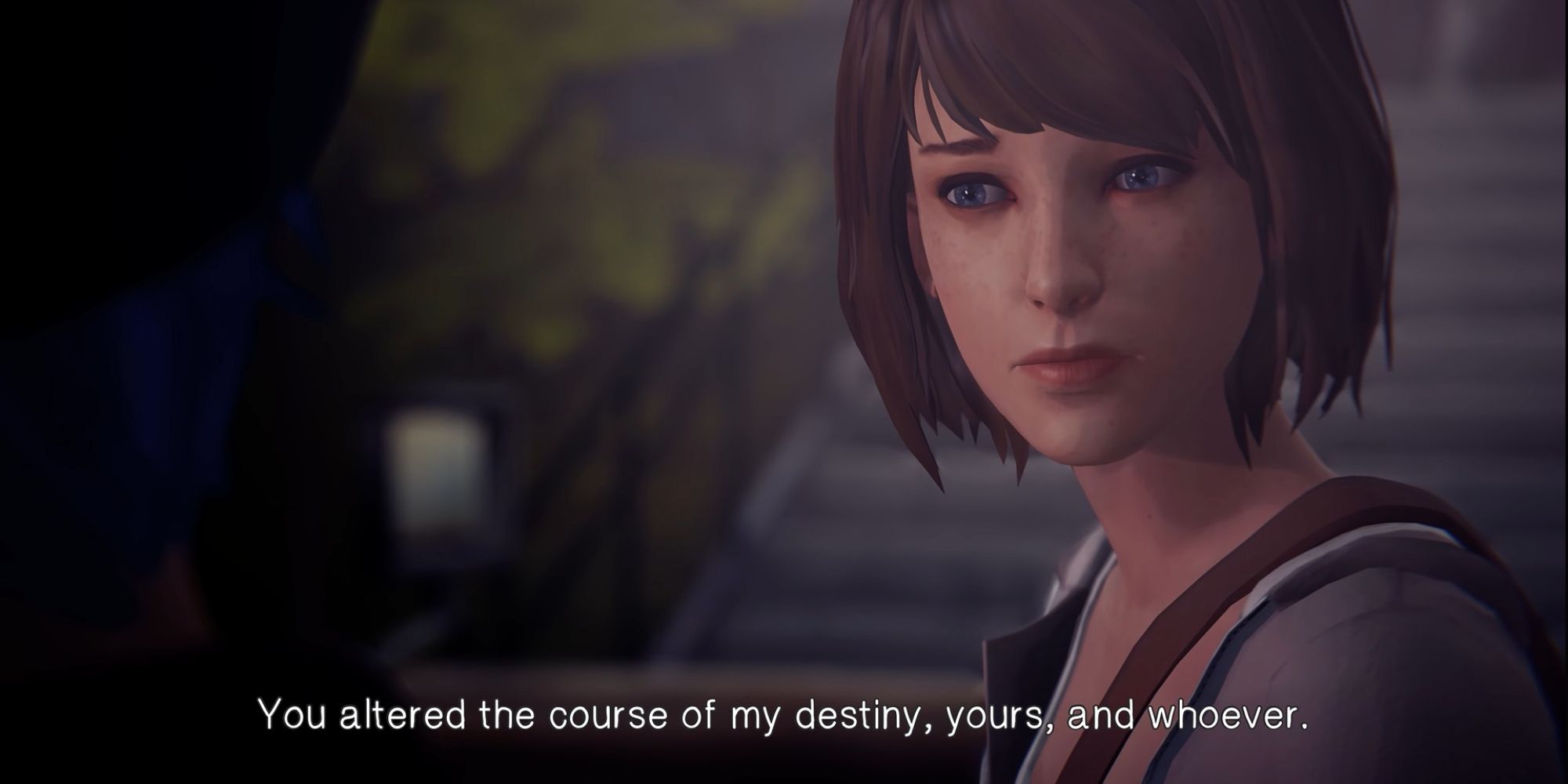Life Is Strange Screenshot Of Chloe and Max Talking About  Destiny