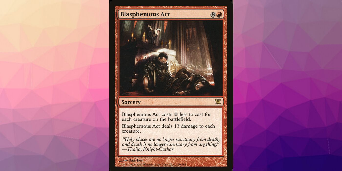 Magic The Gathering Best Sorcery Cards 12 Blasphemous Act