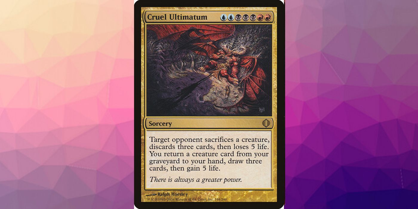 Magic The Gathering Best Sorcery Cards 9 Cruel Ultimatum