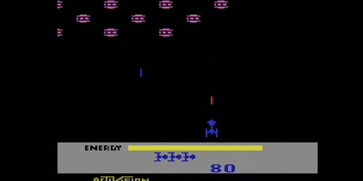 screenshot of Megamania Atari 5200