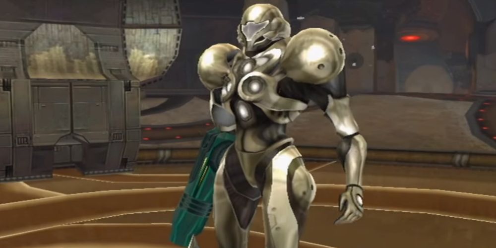 Metroid Prime 2: Samus wearing the Light Suit