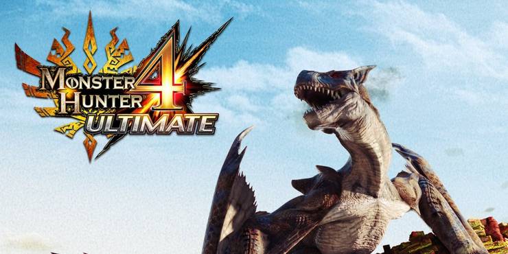 Monster Hunter 4 Ultimate Promo cover art featuring Tigrex