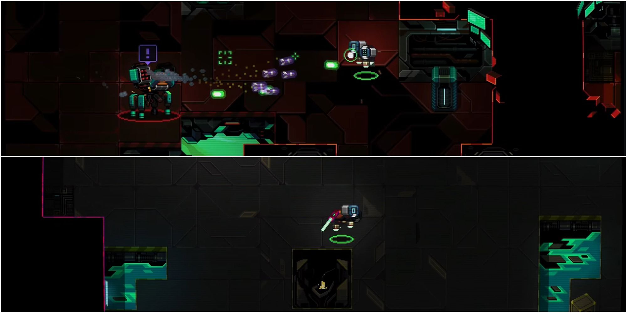 Neurovoider Split Image of Weapons