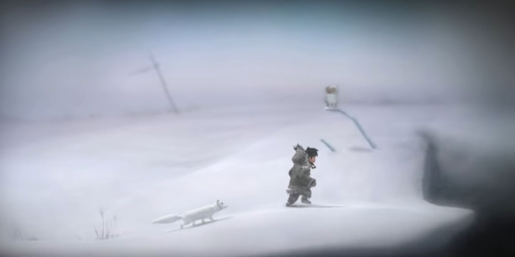 Never Alone Screenshot Of Caribou Skin Clothing Was The Beat Cultural Insight Location