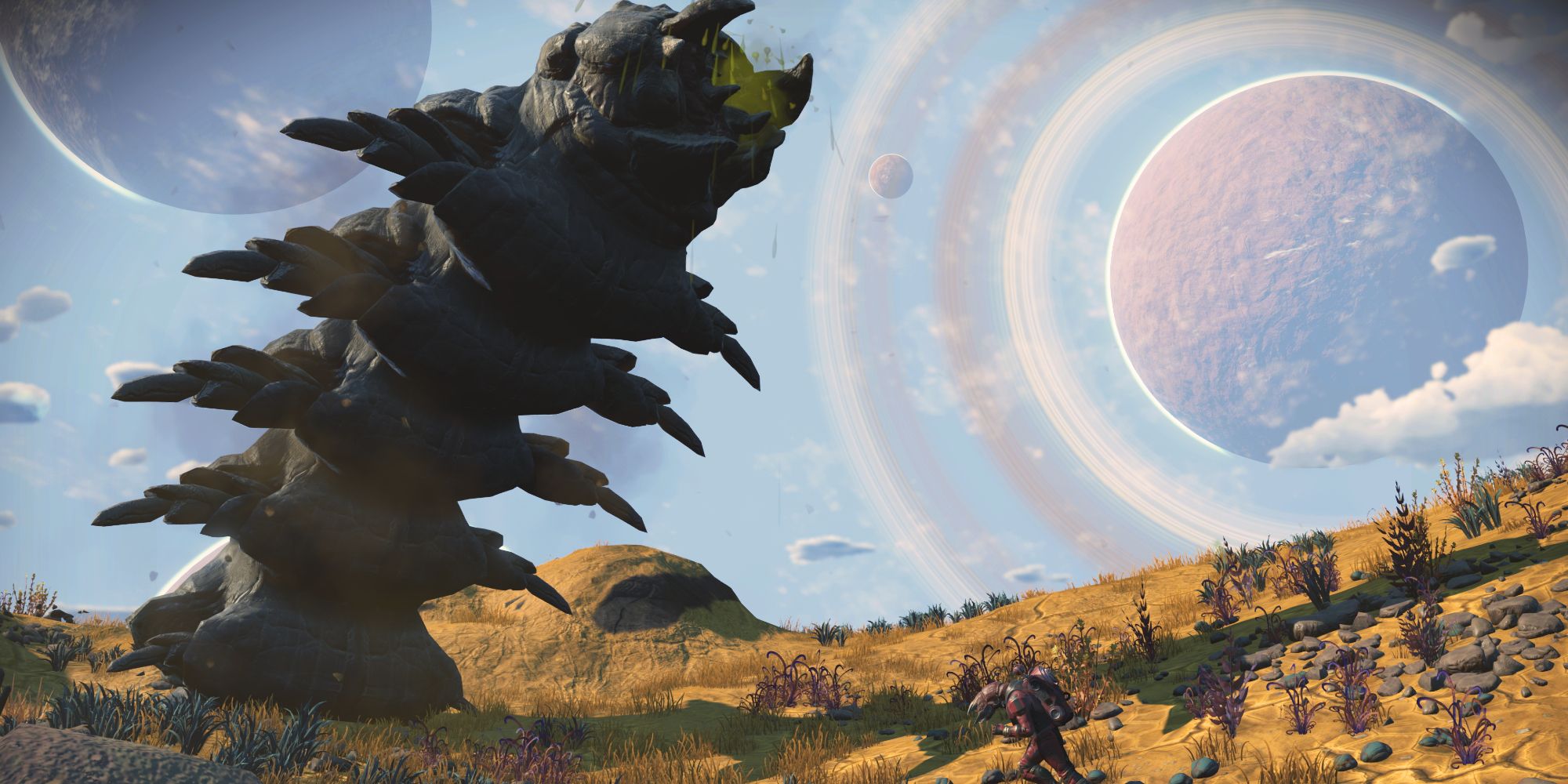 A Titan Worm In No Man's Sky