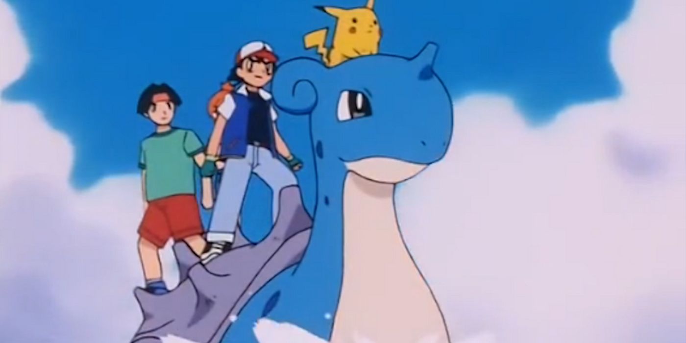 Pokemon: Ash Riding Lapras