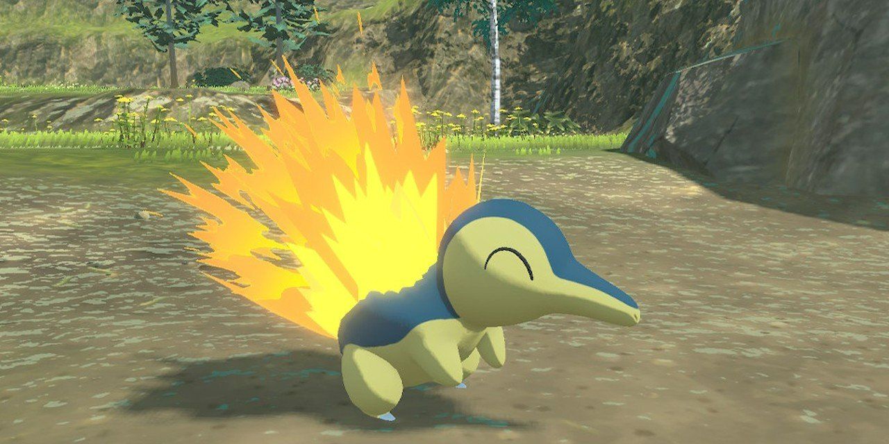 Cyndaquil in Pokemon Legends Arceus