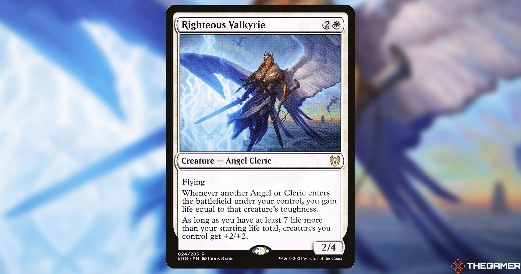 MTG: Righteous Valkyrie card