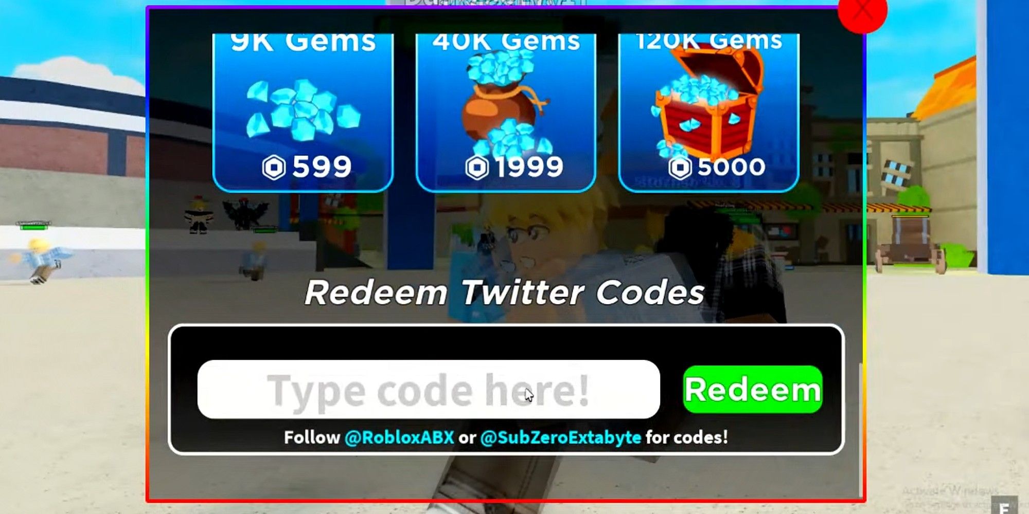 Roblox Redeem Anime Battlegrounds Codes