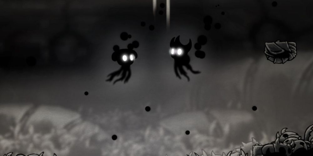 Two Siblings in Hollow Knight in the Abyss. 