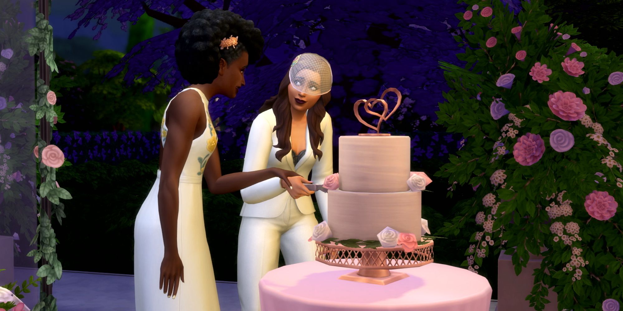 Sims 4 wedding stories gay couple cake