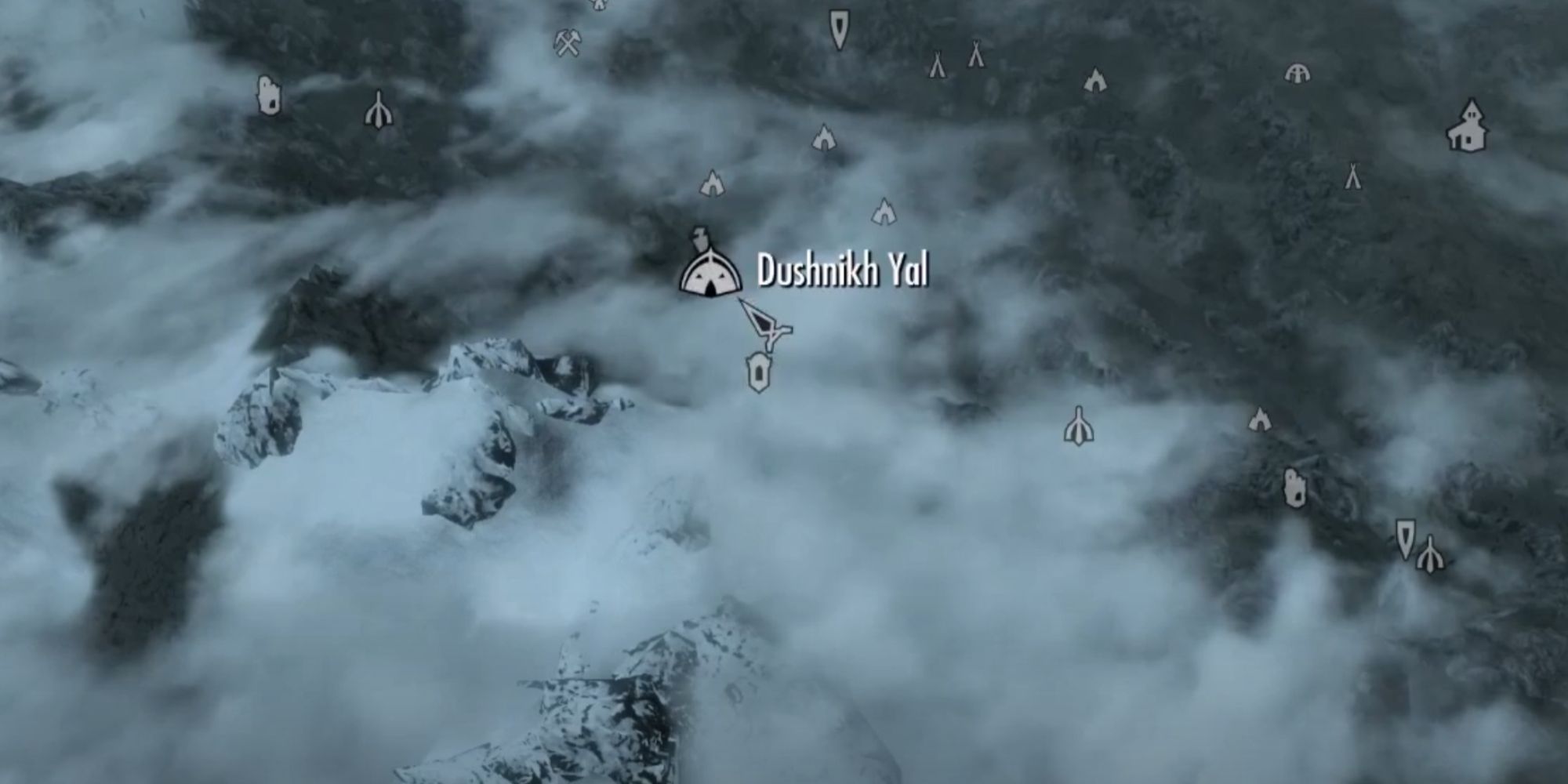 Skyrim Dushnikh Yal On The Map