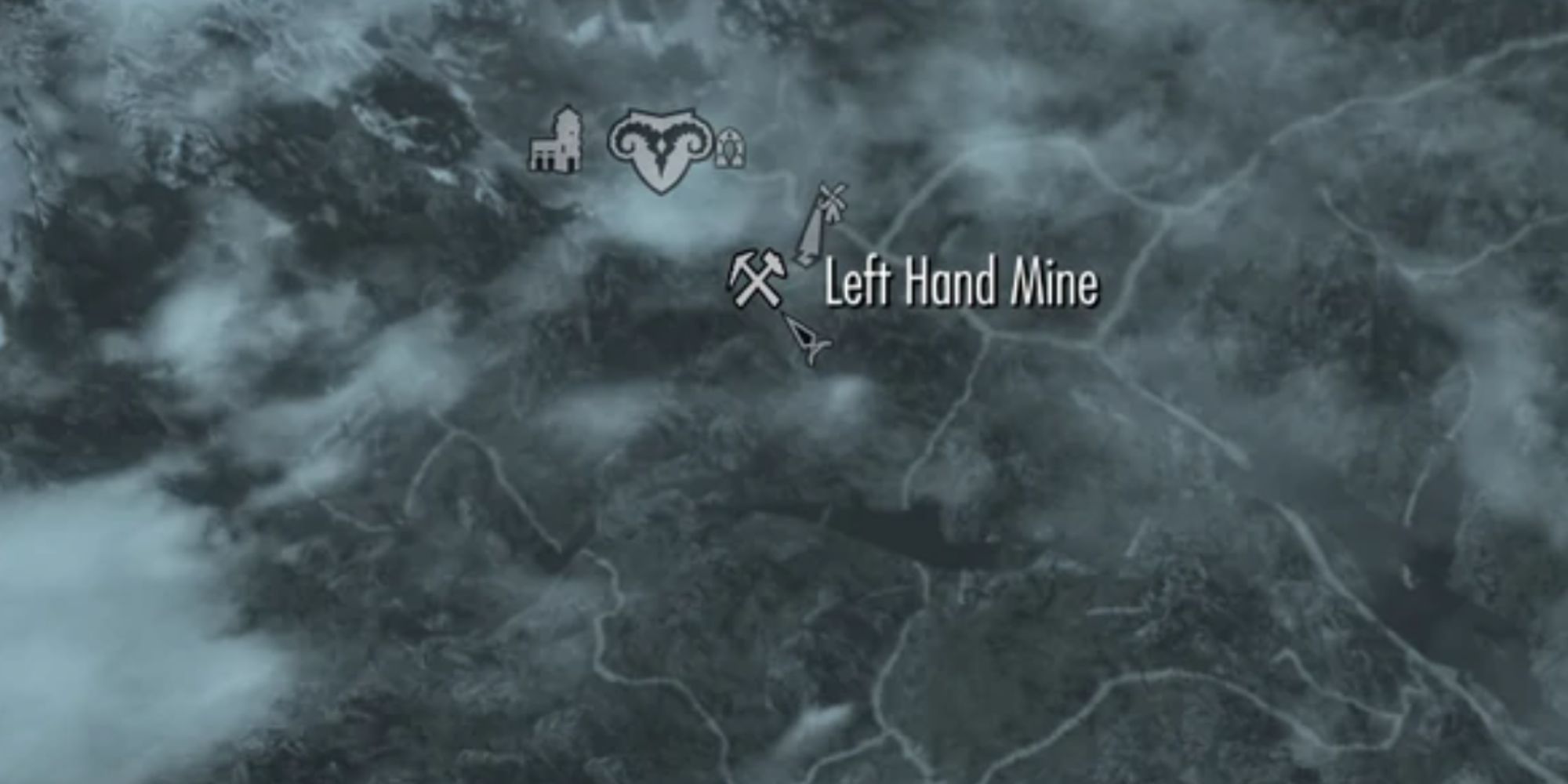 Skyrim Left Hand Mine On The Map