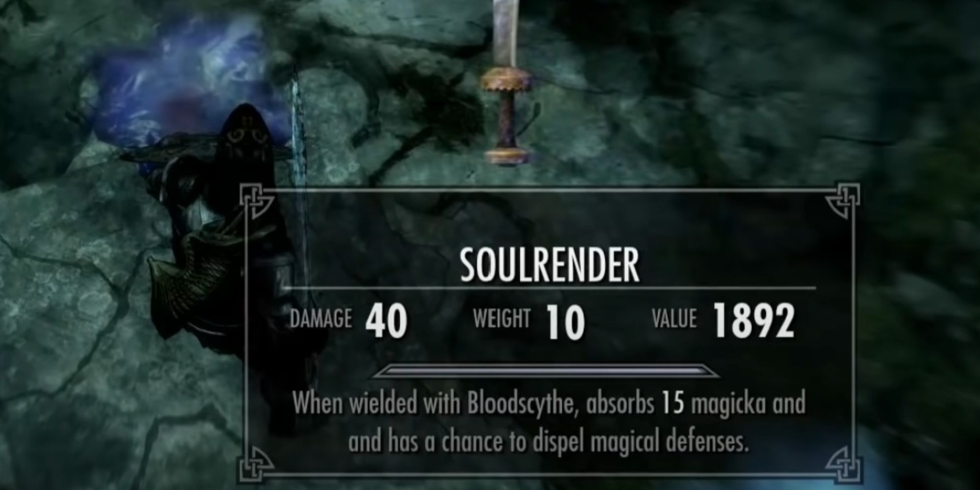 How To Complete The Deathbrand Quest In Skyrim   Skyrim Soulrender Inside The Ghostly Remains 