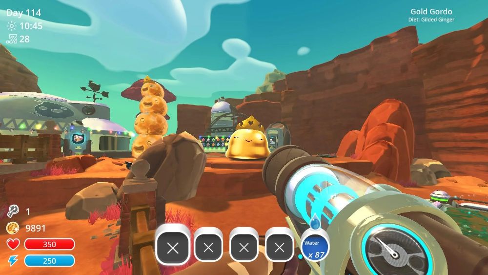 A King Slime In Slime Rancher