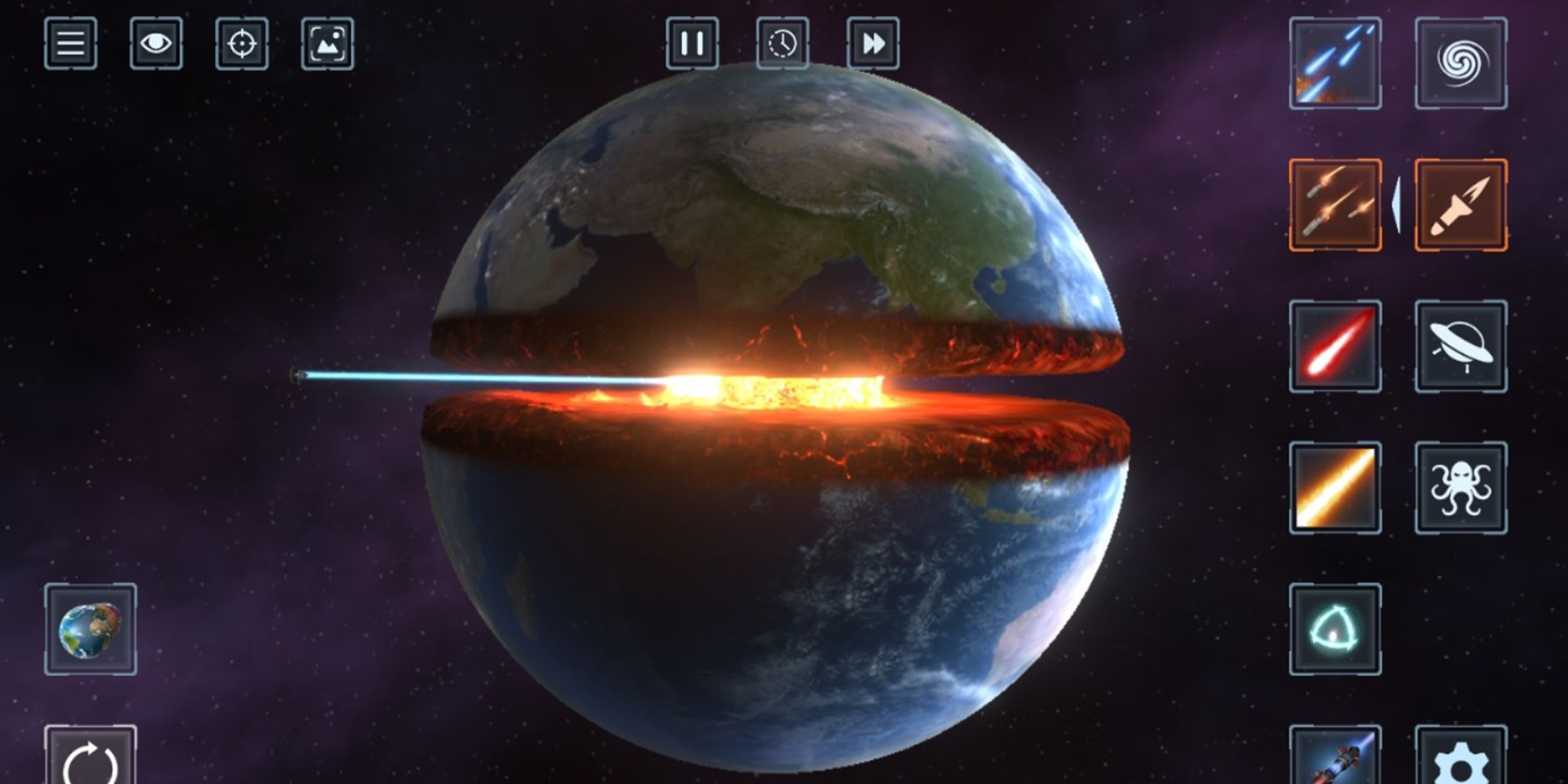 Solar Smash Destroying a planet