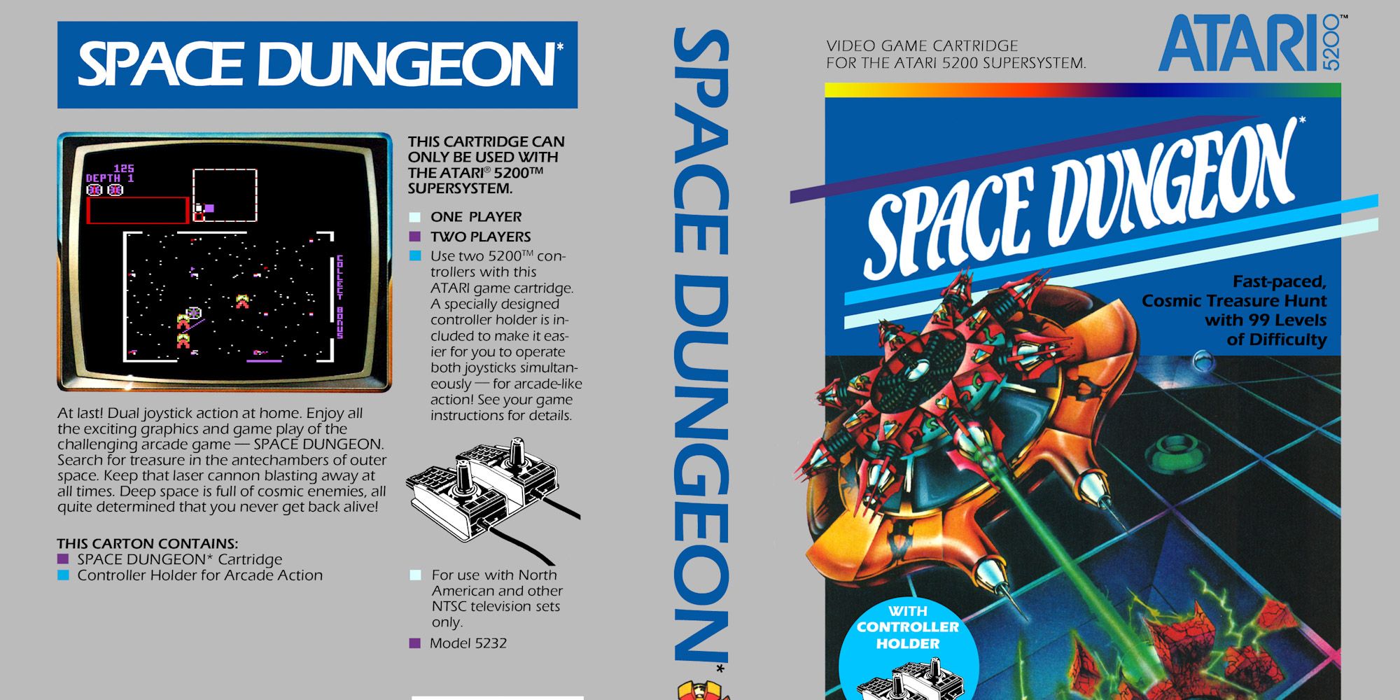 box art for Space Dungeon Atari 5200