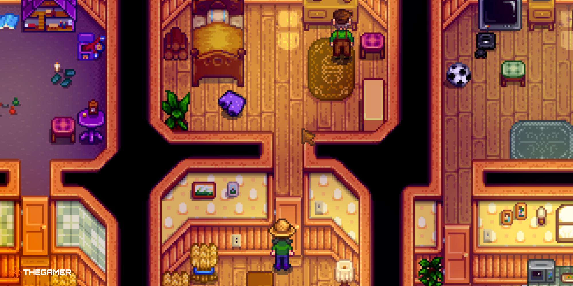 Stardew Valley - Lewis in Marnie's Bedroom