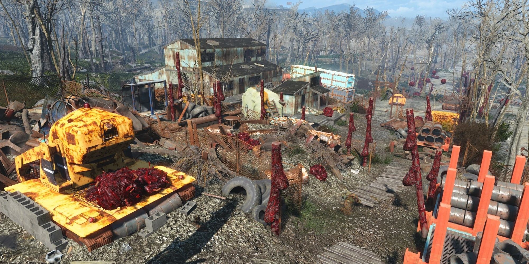 Fallout 76: Example Of A Super Mutant Camp