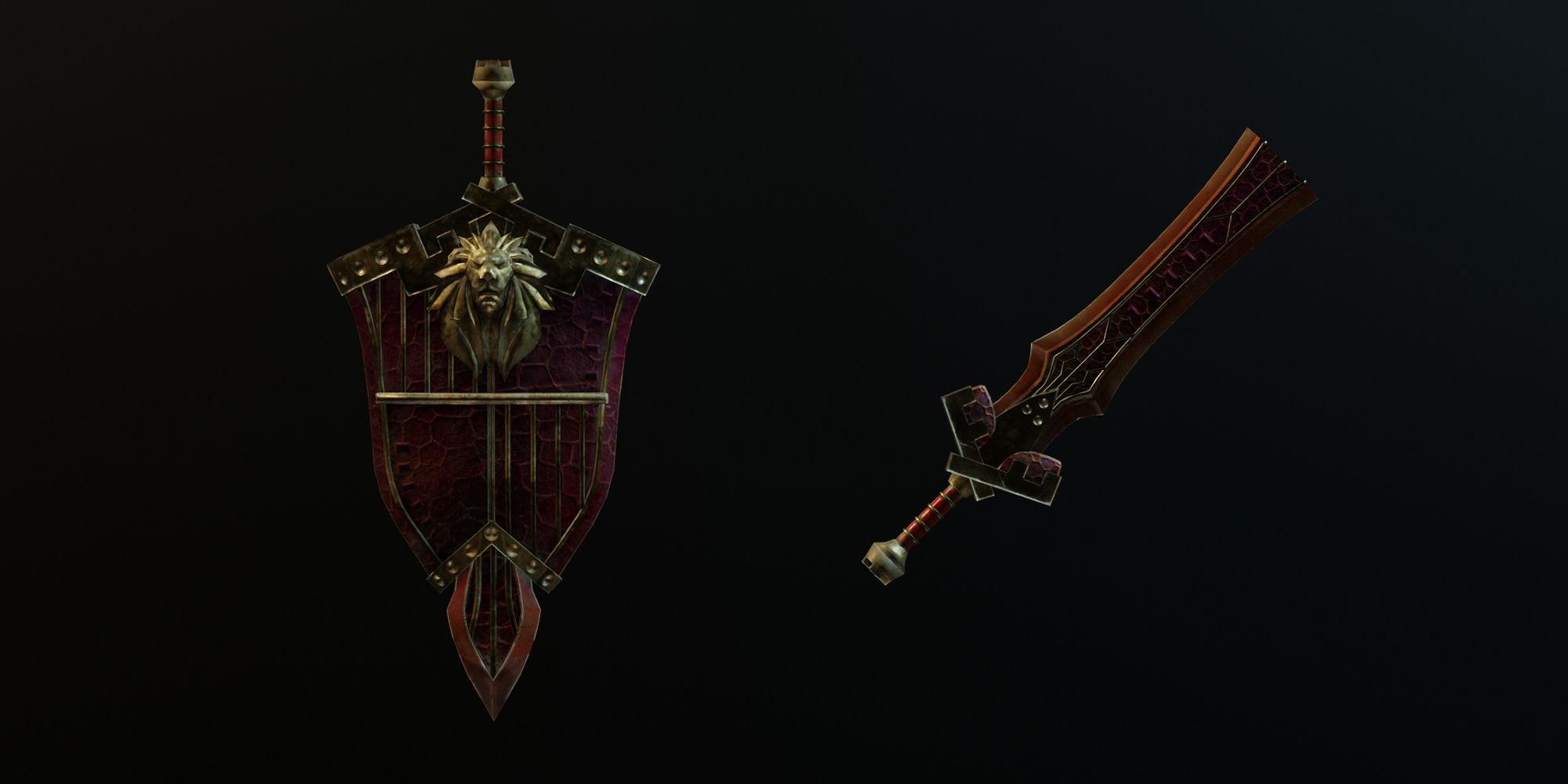 Teostra's Emblem Sword And Shield Set