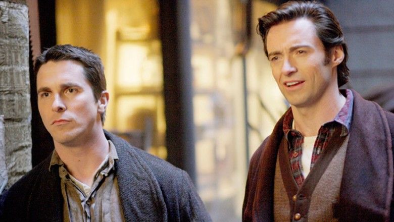 Christian Bale and Hugh Jackman in The Prestige