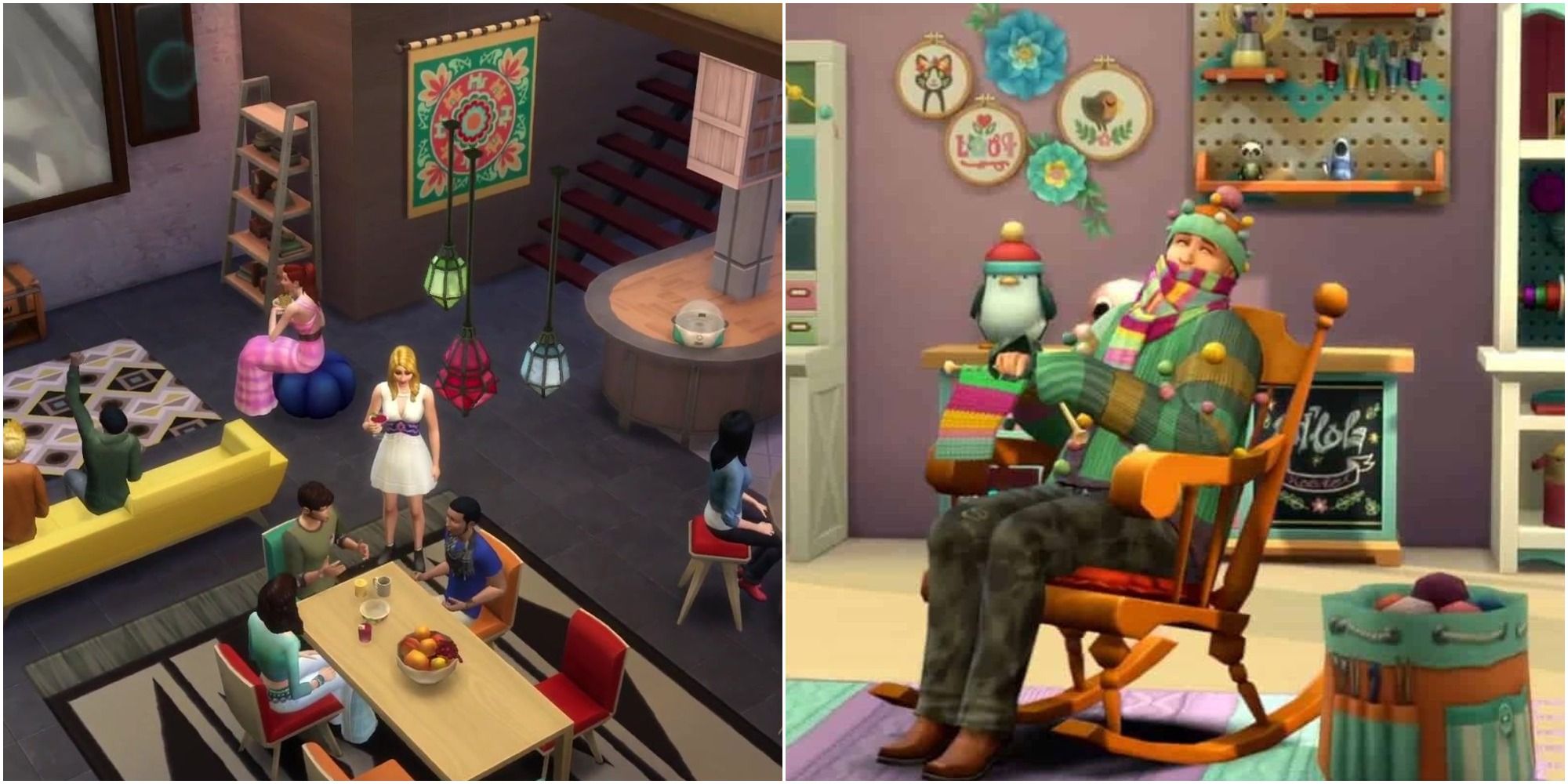 sims 4 spooky party lot