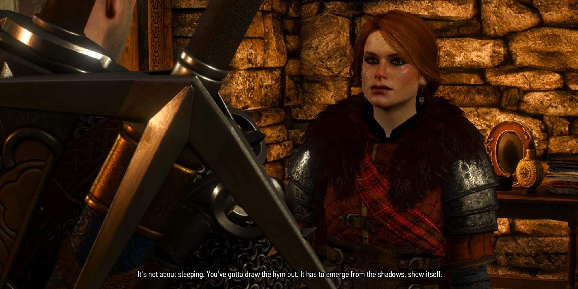 The Witcher 3 Screenshot Of Cerys Conversation About Hym