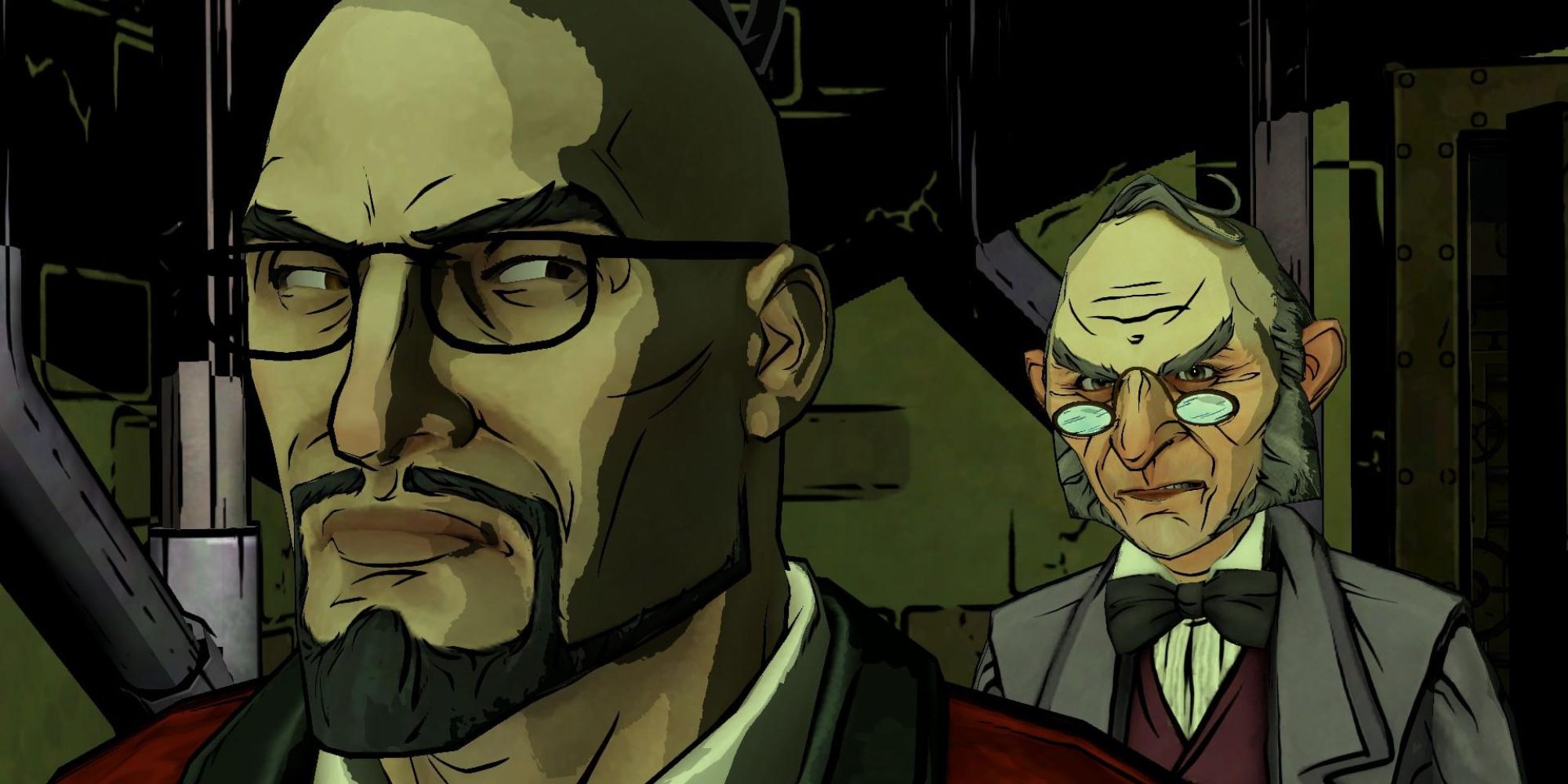 The Wolf Among Us Bluebeard side eyeing ichabod