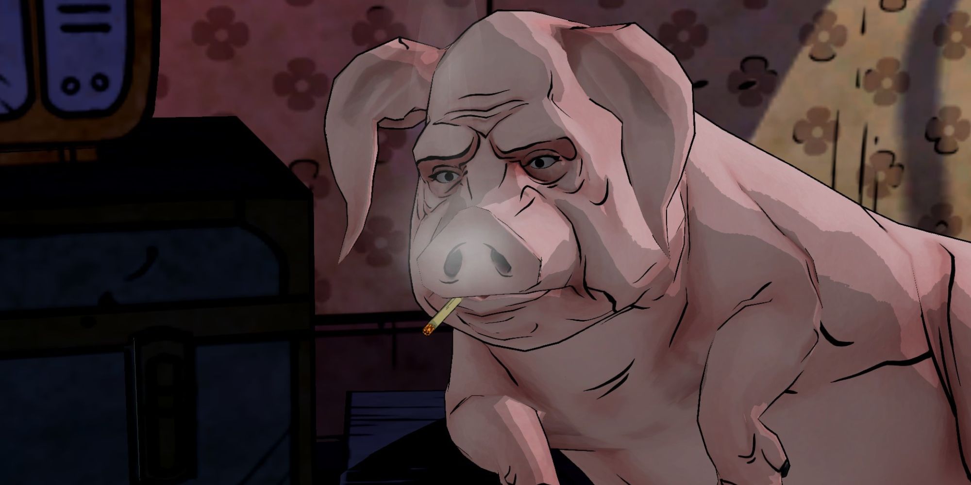 The Wolf Among Us Colin smoking