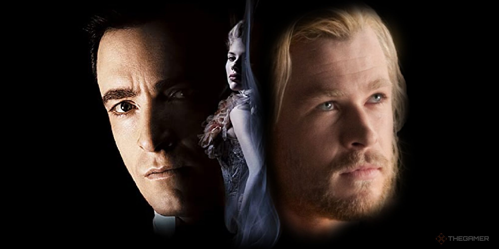 Thor's face on The Prestige poster