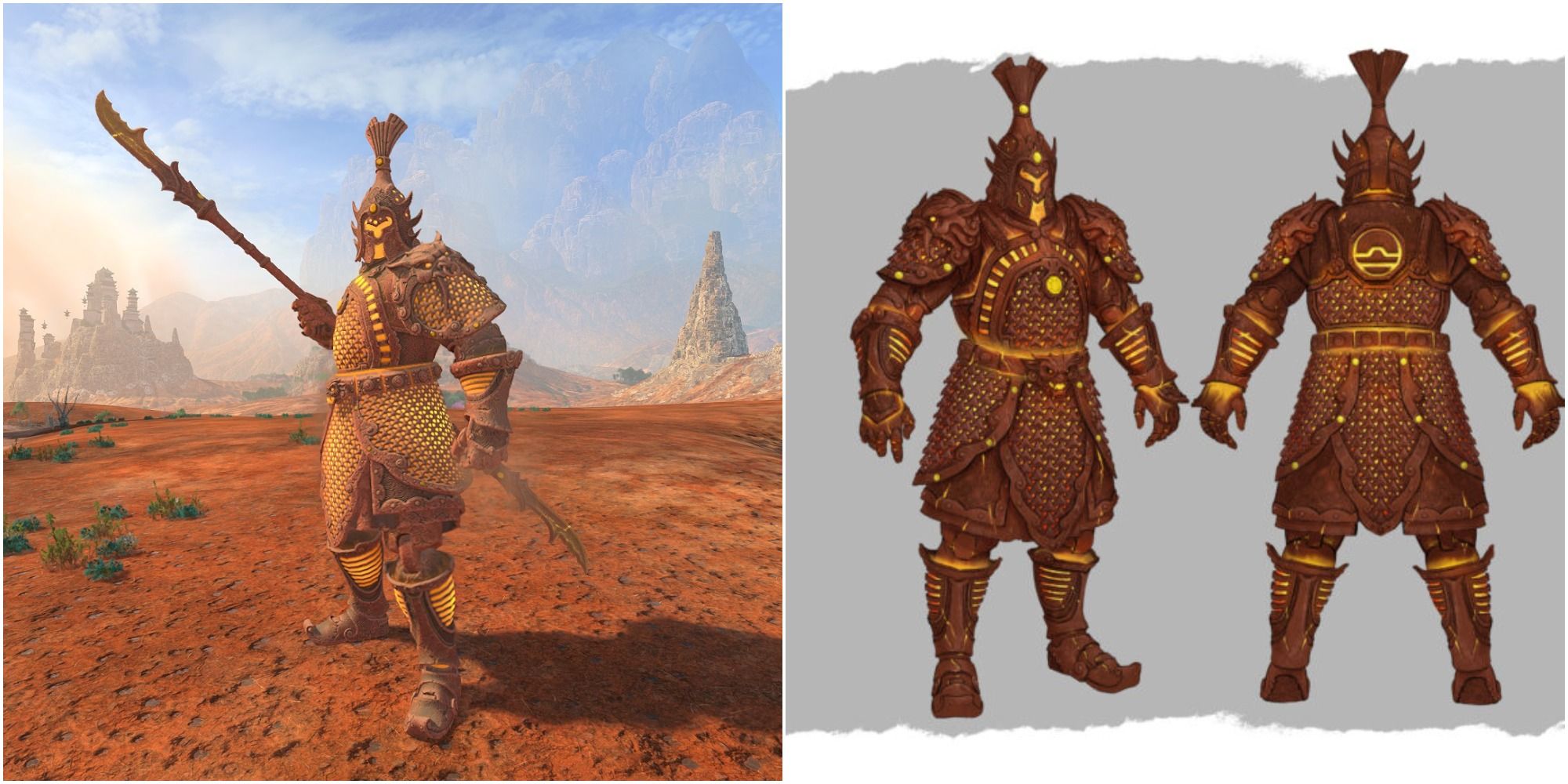 Total War Warhammer 3 Grand Cathay Terracotta Sentinel at the Dragon Ash Fields