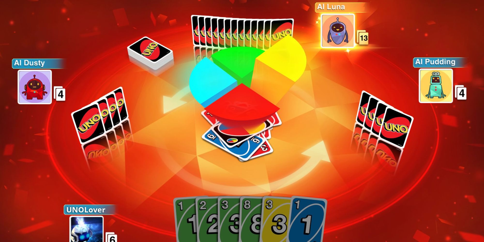 Screenshot Of Uno Game