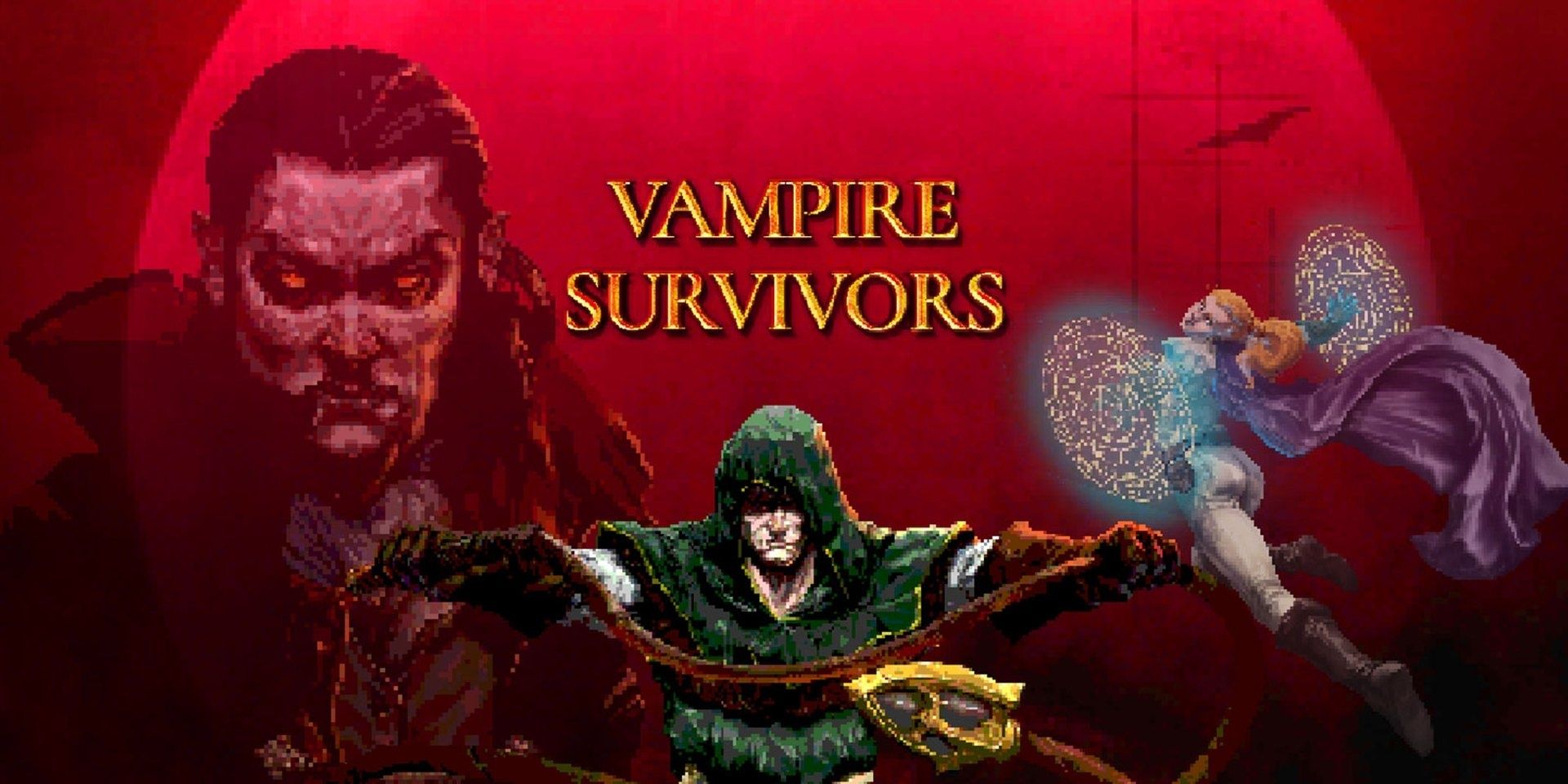 Vampire Survivors Main screen feature image Cropped