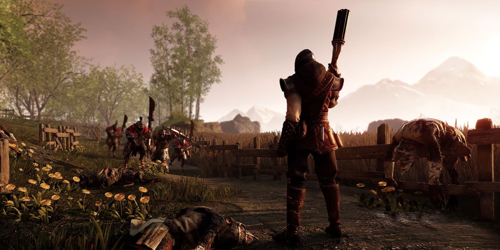 Vermintide 2: The Bounty Hunter Facing Down An Armoured Skaven Patrol