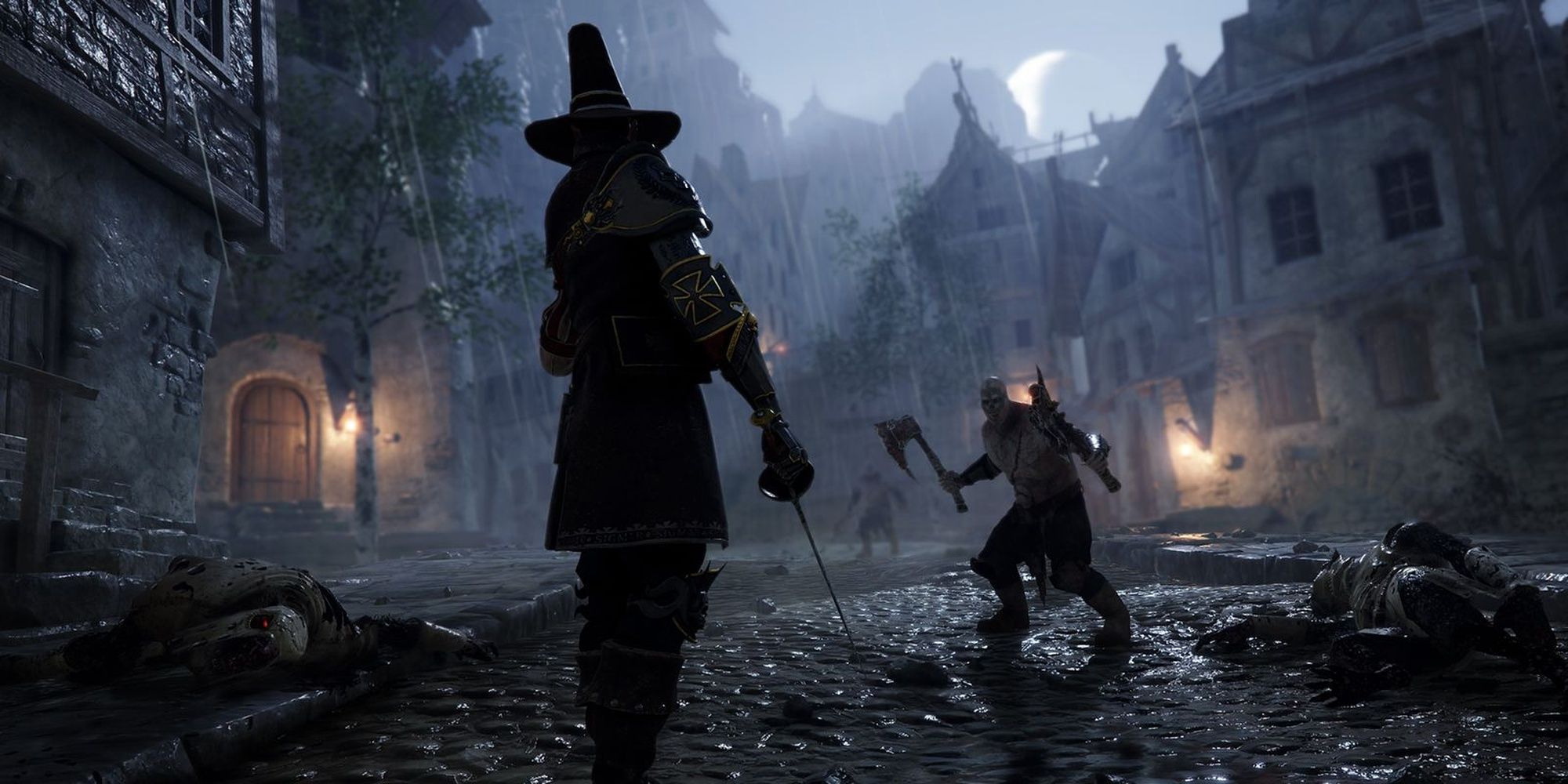 Vermintide 2: The Witch Hunter Captain Facing Down A Chaos Beserker