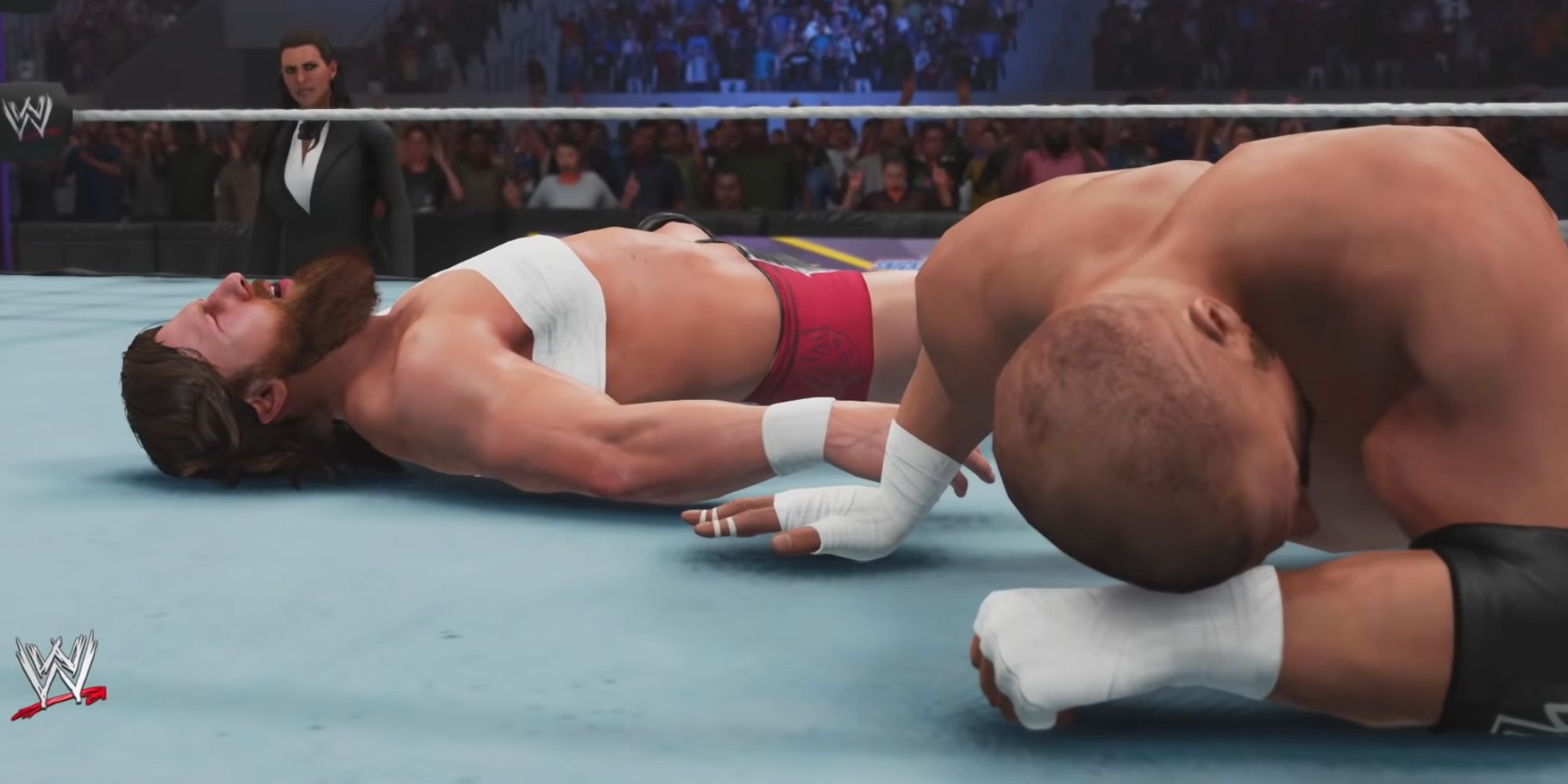 WWE 2K19 Screenshot Daniel Bryan Next To Triple H