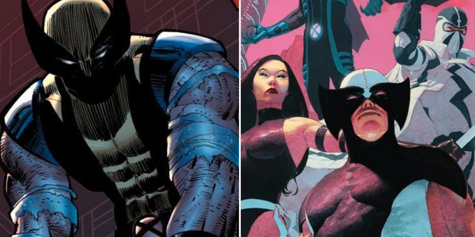 Wolverine origin stories side by side