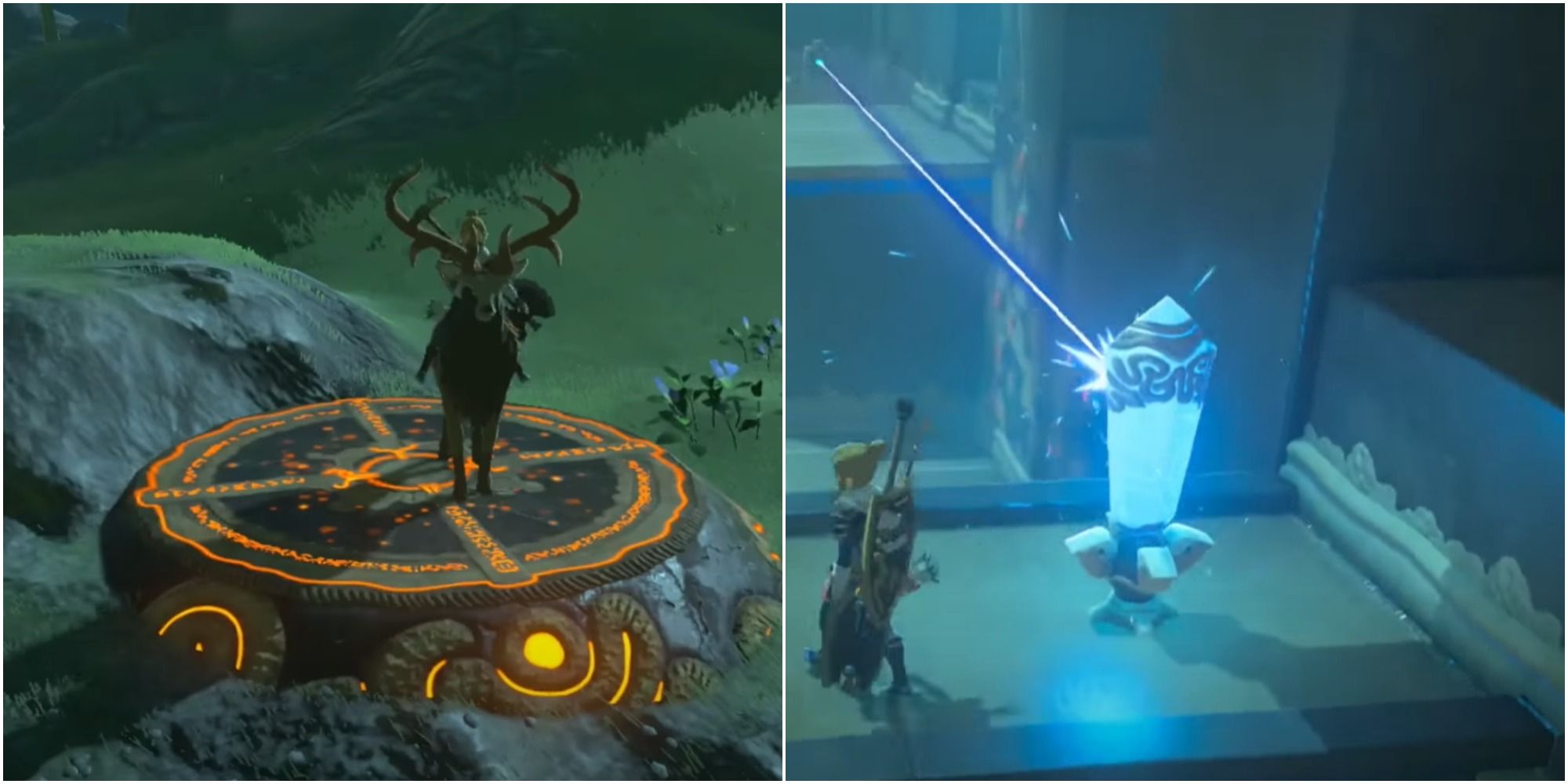 The Crowned Beast quest (Mezza Lo shrine) walkthrough in Zelda