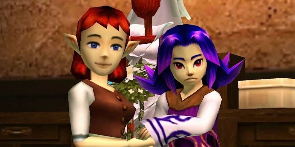 Anju and Kafei in The Legend of Zelda: Majora's Mask