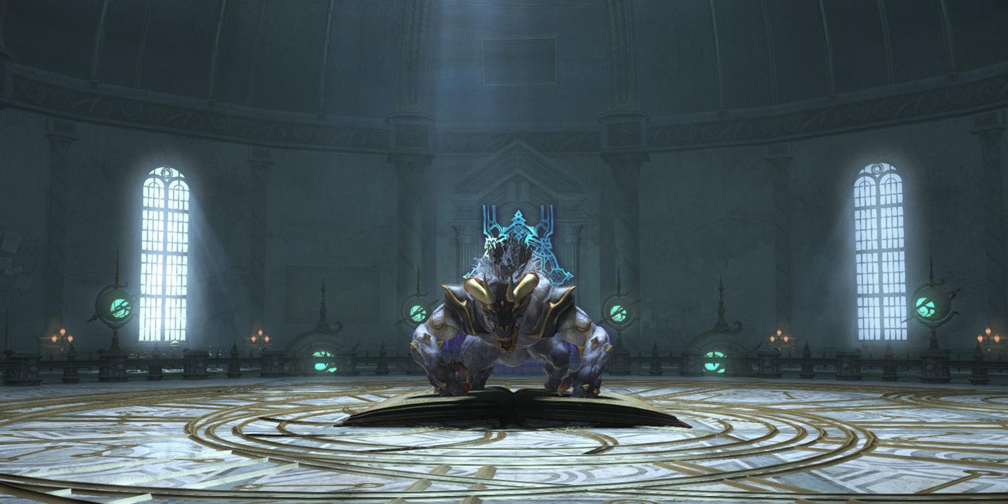 byblos, second boss of the great gubal library dungeon