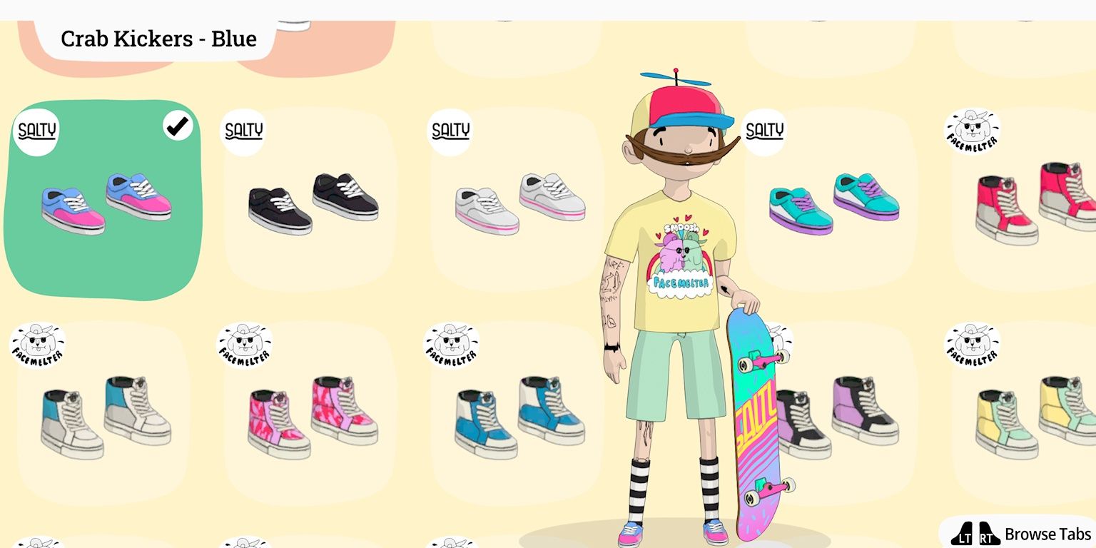 crab kickers shoes in olliolli world