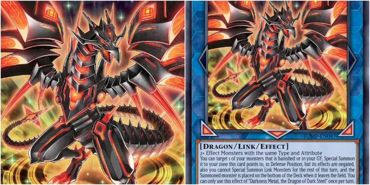 Yugioh darkness metal dragon of dark steel