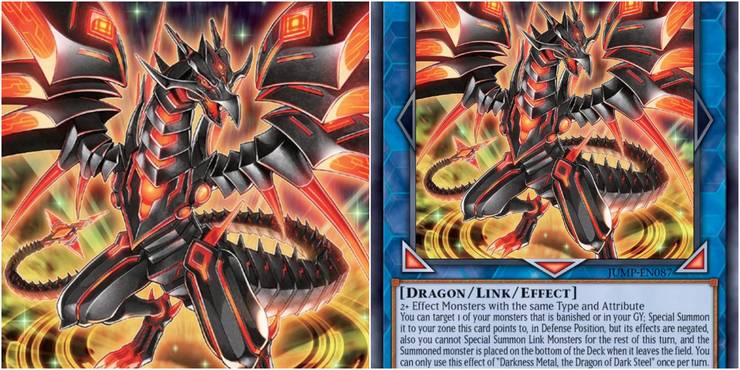 Yugioh darkness metal dragon of dark steel