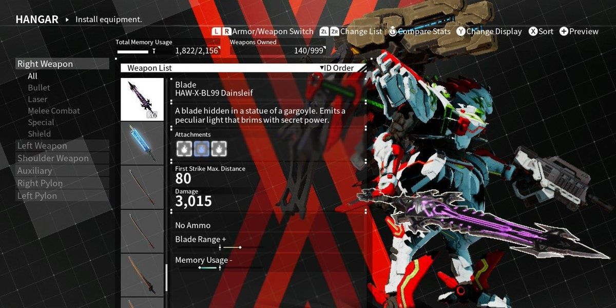 Daemon X Machina: 5 Best Weapons