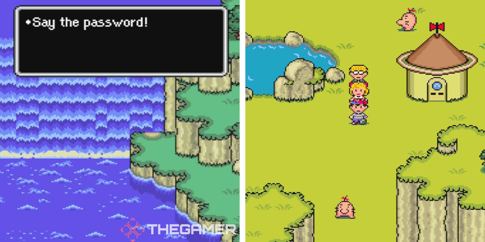 earthbound waterfall password guide title